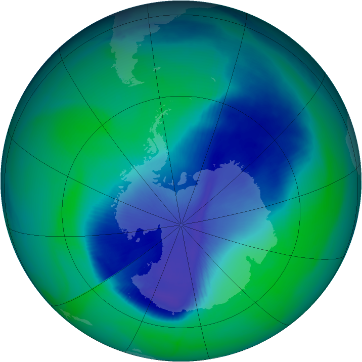 Ozone Map 2006-12-01